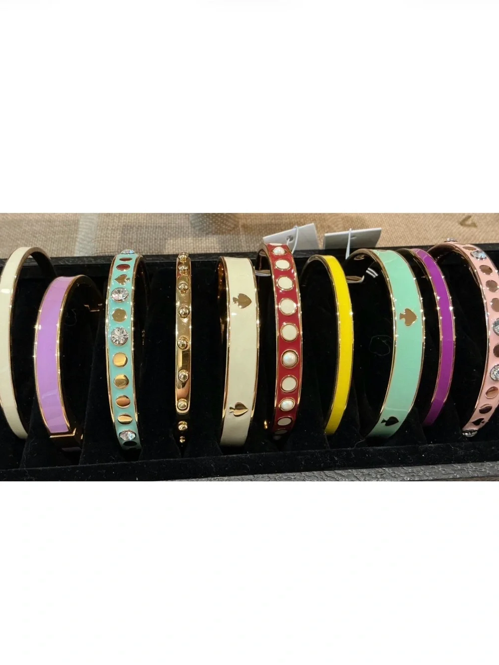 13 kate spade Enamel Bangle Bracelet Bundle